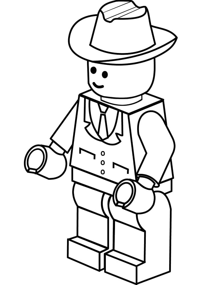 Lego Cowboy Värityskuva