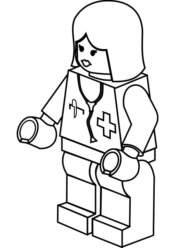 Lego Doctor Värityskuva