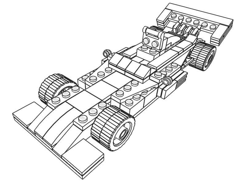 Lego Formula 1 Värityskuva