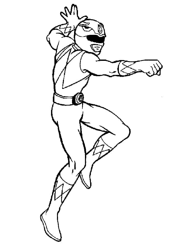 Mahtavat Morphin Power Rangerit Värityskuva