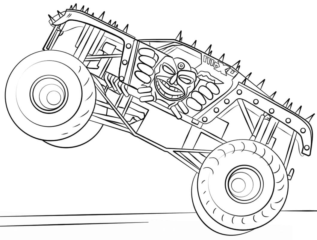 Max-D Monster Truck Värityskuva