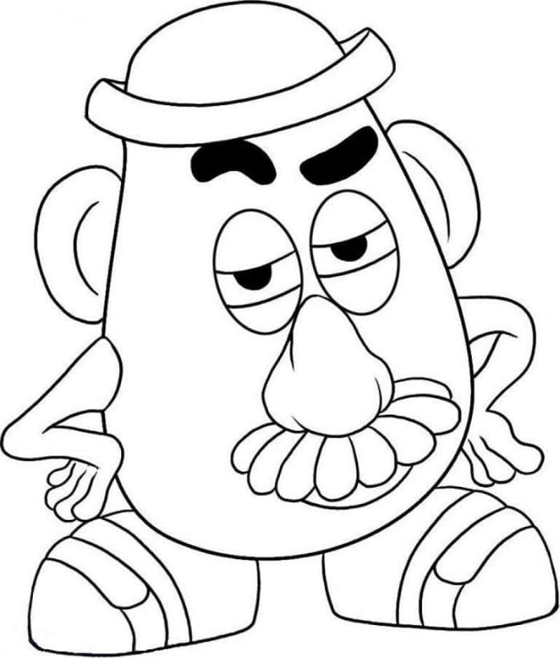 Mr. Potato Head -lelutarina Värityskuva