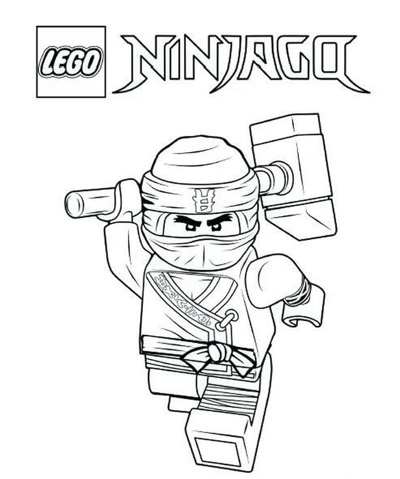 Ninjago ilmainen Värityskuva