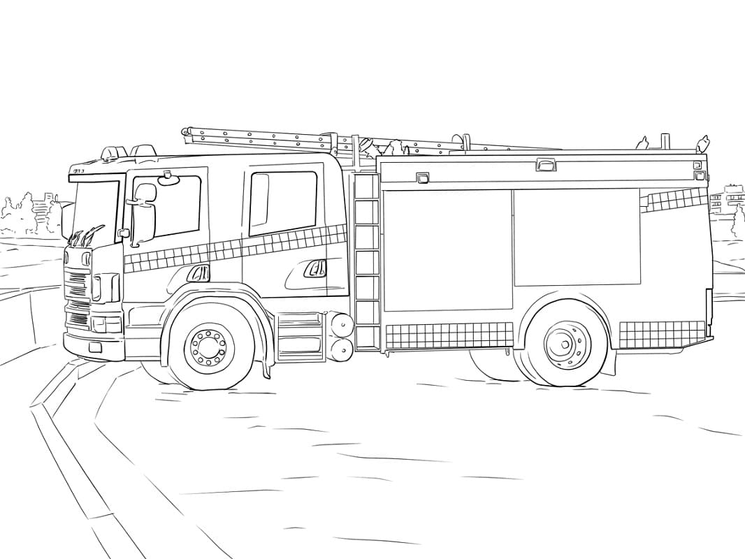 Paloauto 6 Värityskuva