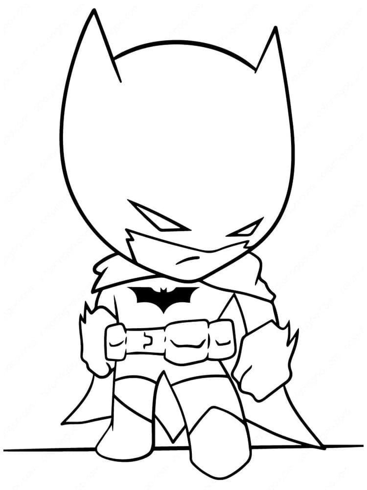 Pikku Batman Värityskuva