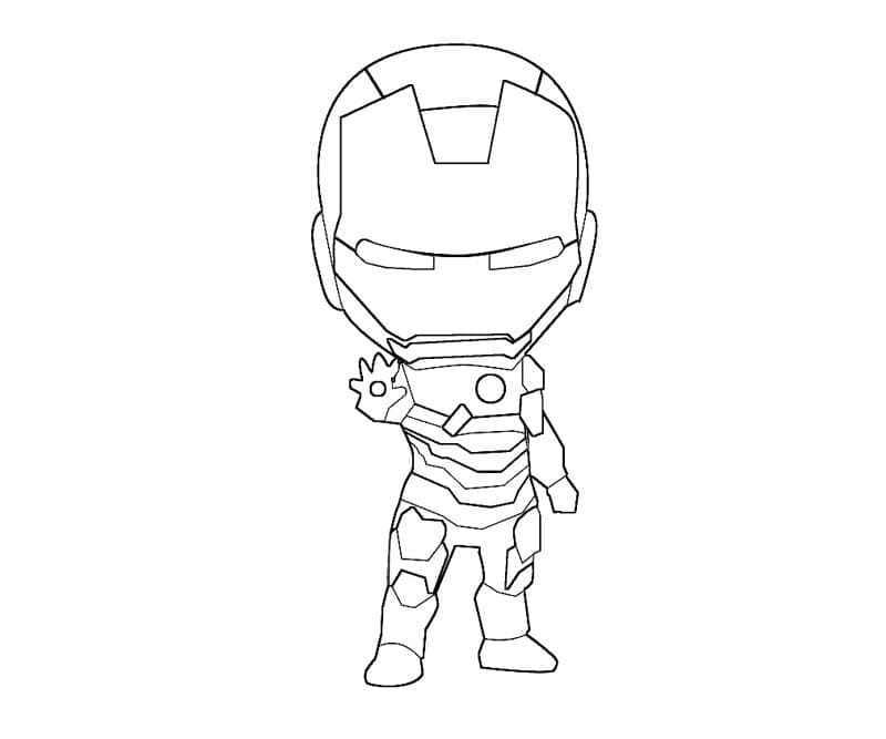 Pikku Iron Man Värityskuva