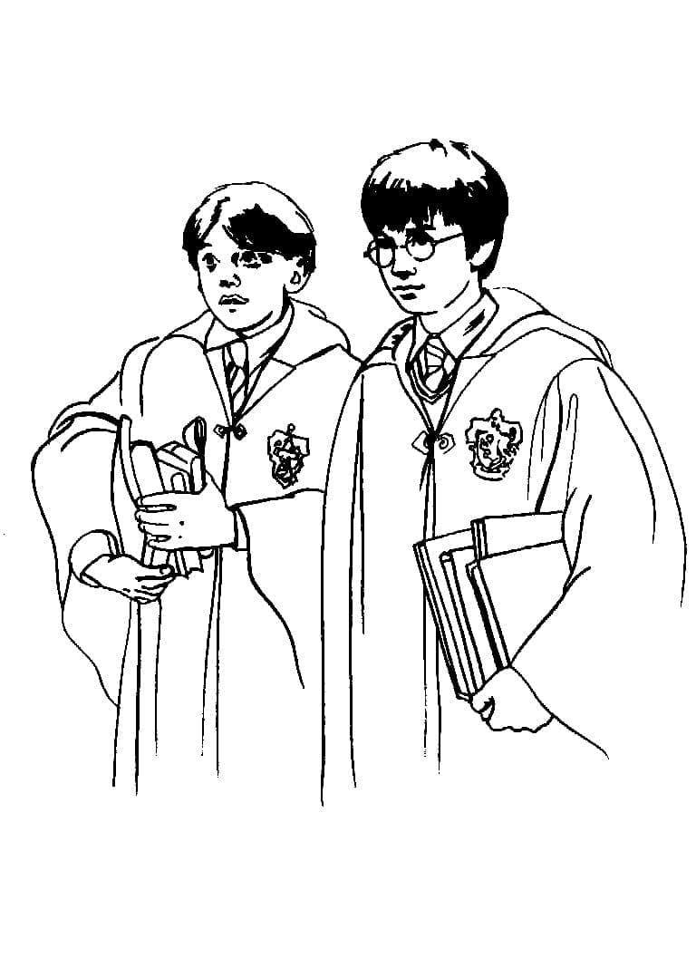 Harry Potter Värityskuvat