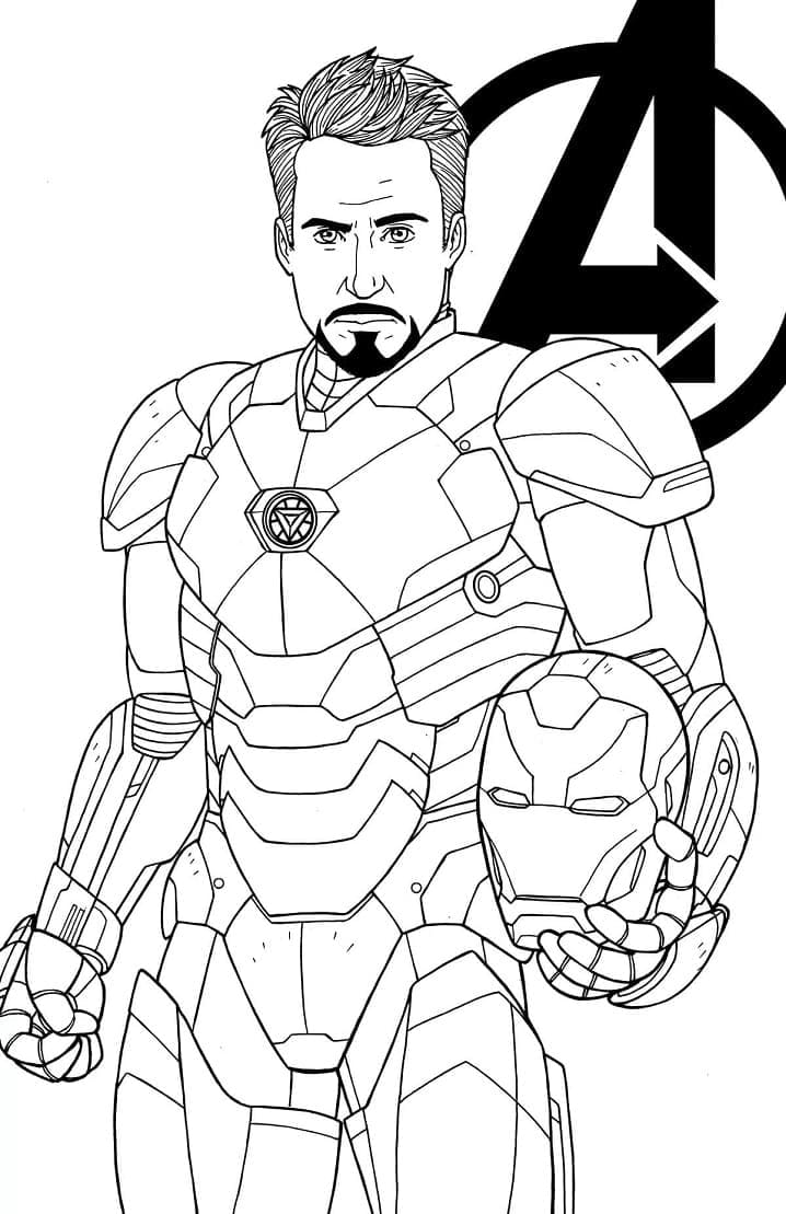 Tony Stark Iron Man Värityskuva