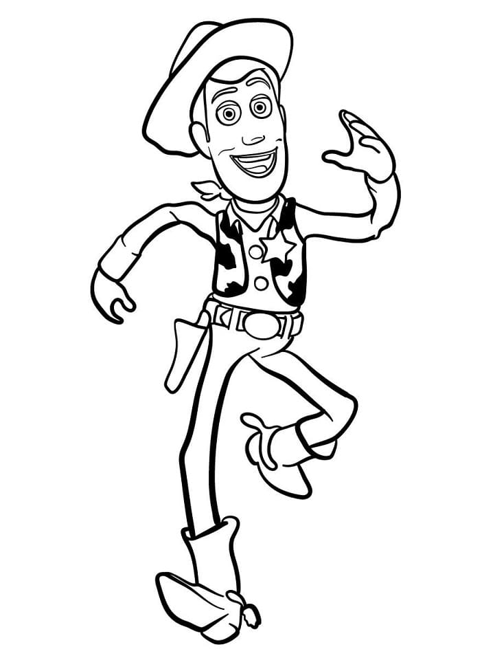 Toy Story Sheriff Woody Värityskuva