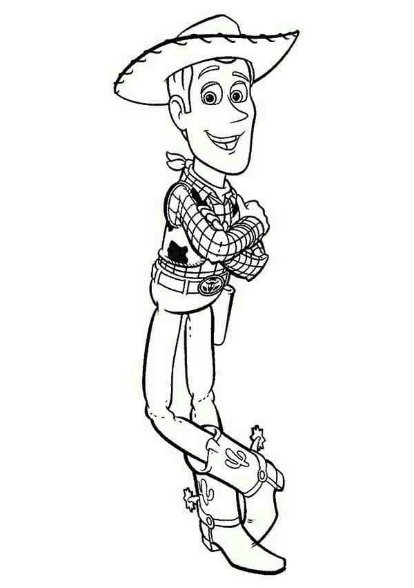Woody Toy Story Värityskuva