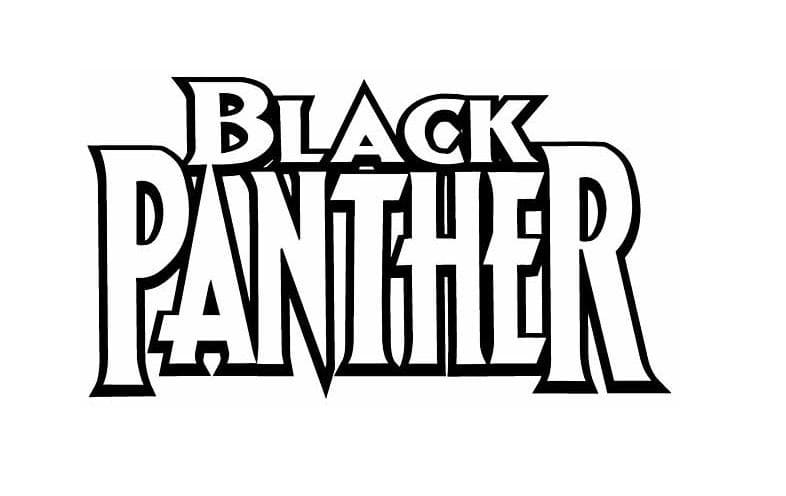Black Panther Logo Värityskuva