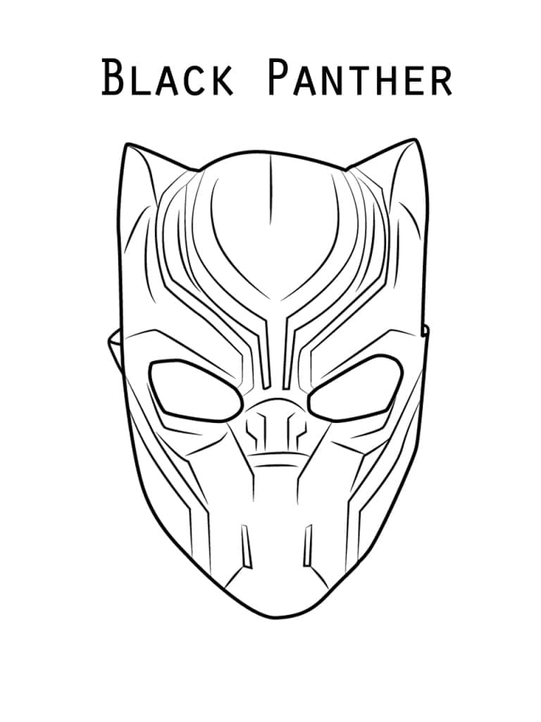 Black Panther's Mask Värityskuva