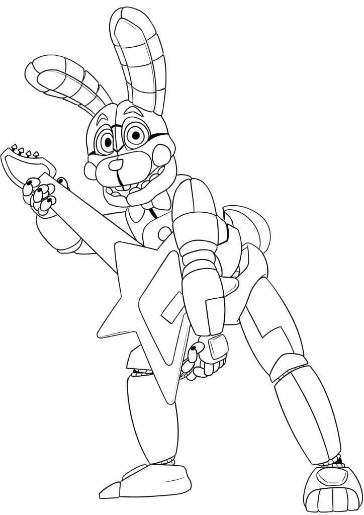 Bonnie FNAF Värityskuva