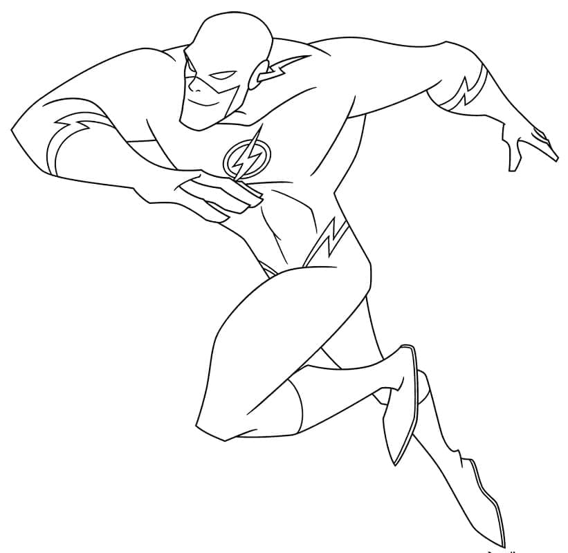 Flash Barry Allen Värityskuva