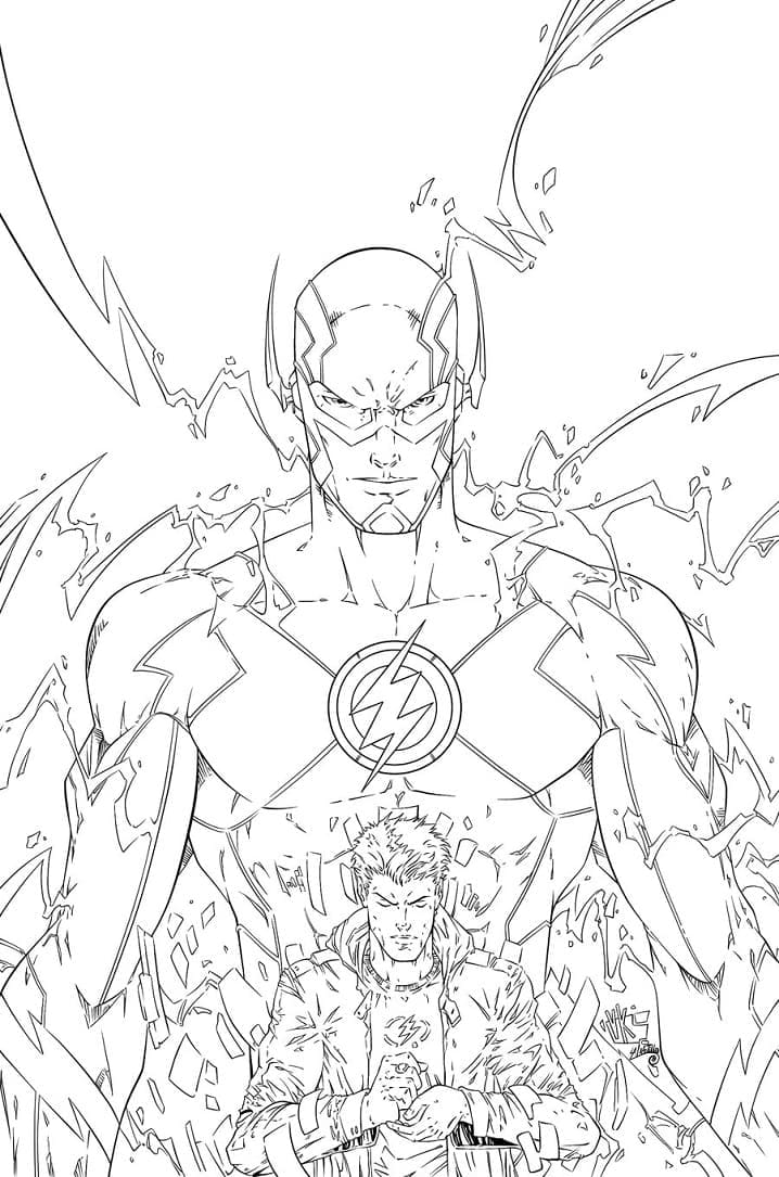 Flash Justice Leaguessa Värityskuva