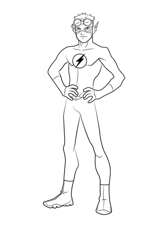 Flash Wally West Värityskuva