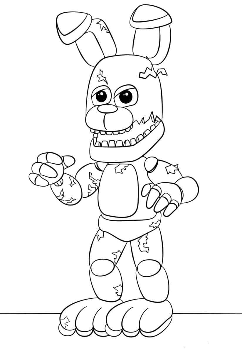 Kuihtunut Bonnie Five Nights at Freddy’s Värityskuva