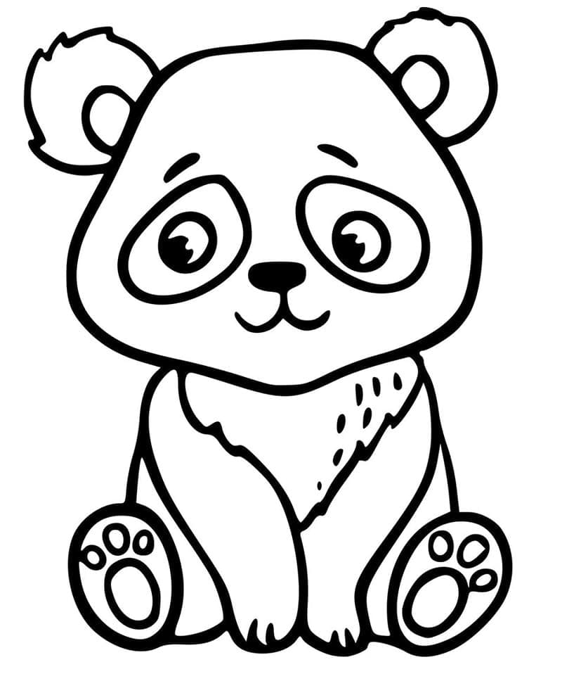 Ujo Panda Värityskuva
