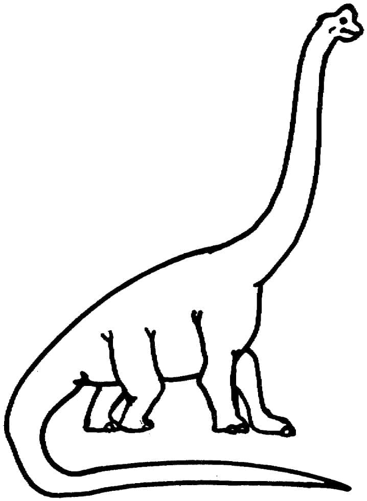Brachiosaur Värityskuva