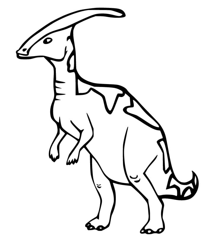 Parasaurolophus 2 Värityskuva