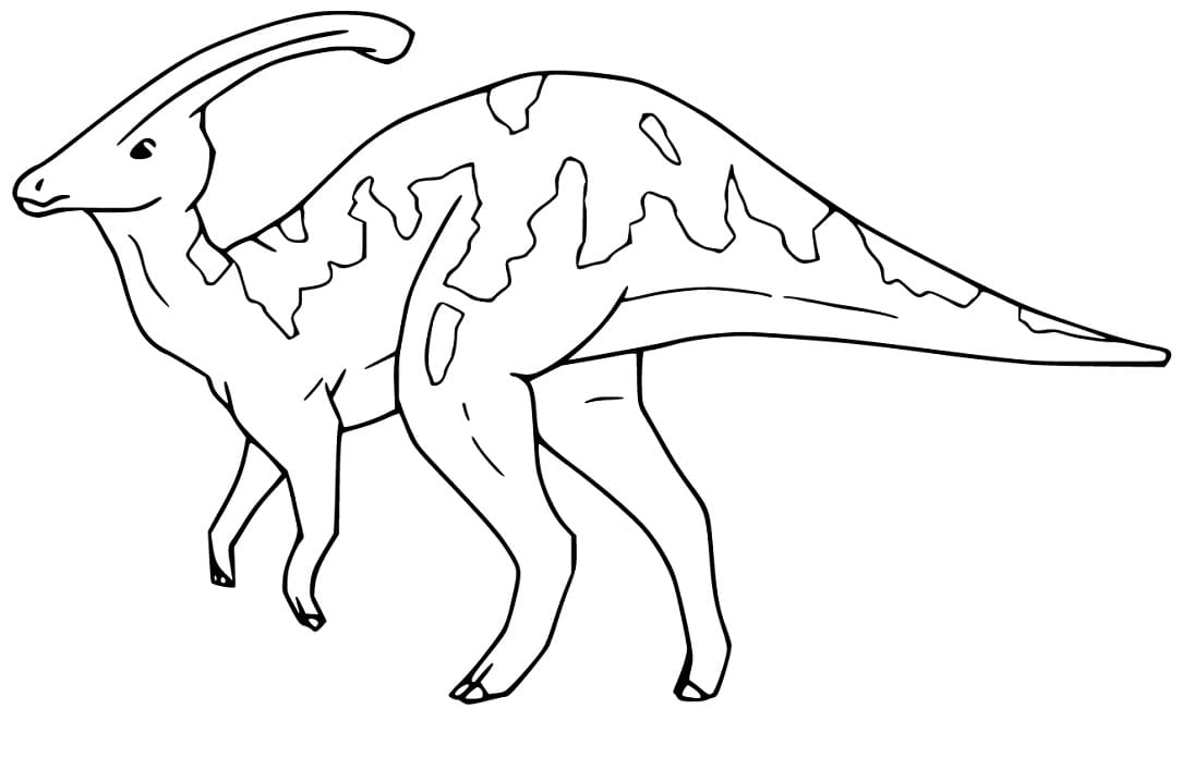 Parasaurolophus 3 Värityskuva