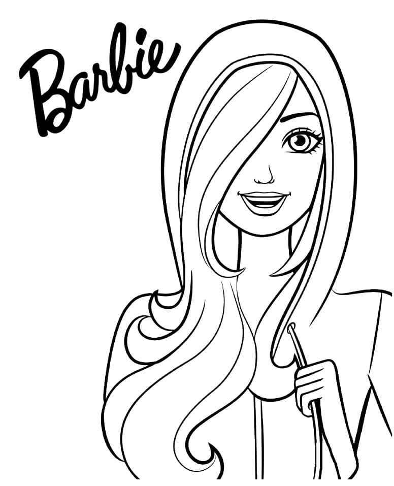 Barbie 5 Värityskuva