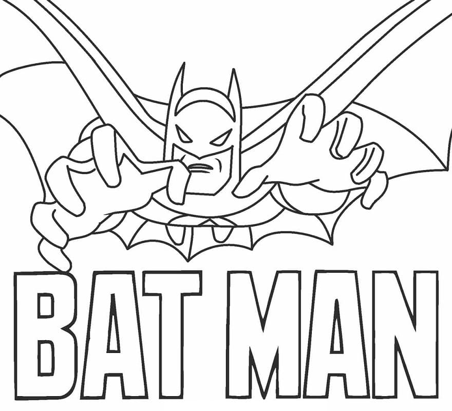 Batman 5 Värityskuva