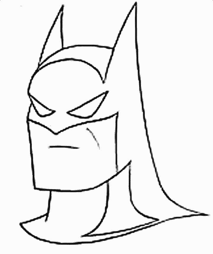 Batman naamiolla Värityskuva