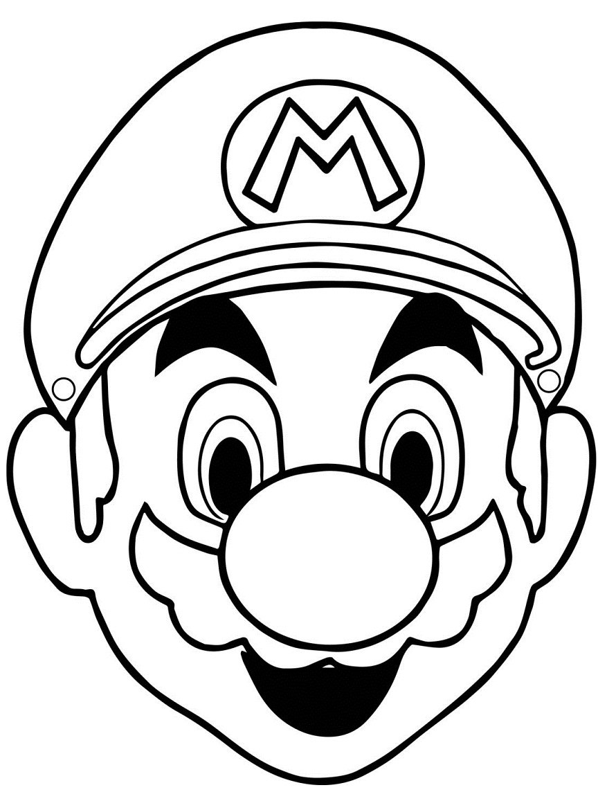 Hauska Super Mario Värityskuva