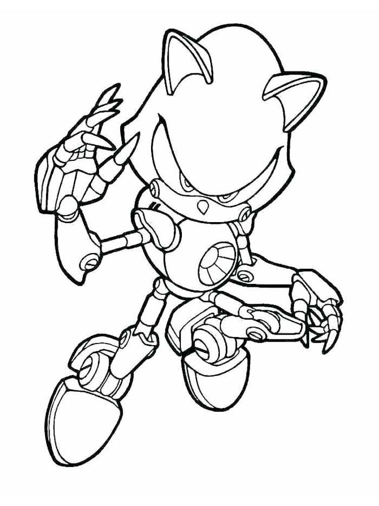 Hyvä hahmo Sonicilta Värityskuva