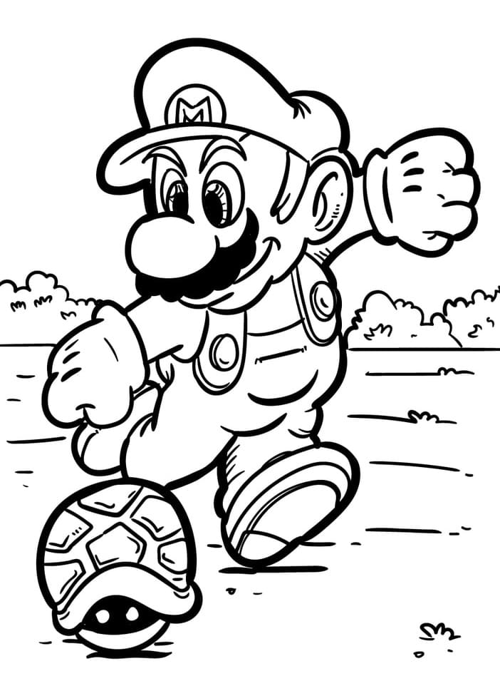 Mario potkut Värityskuva