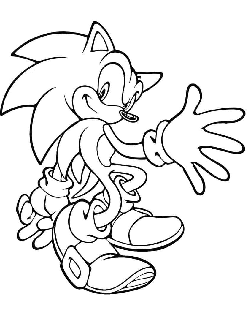 Sonic värjäykseen Värityskuva