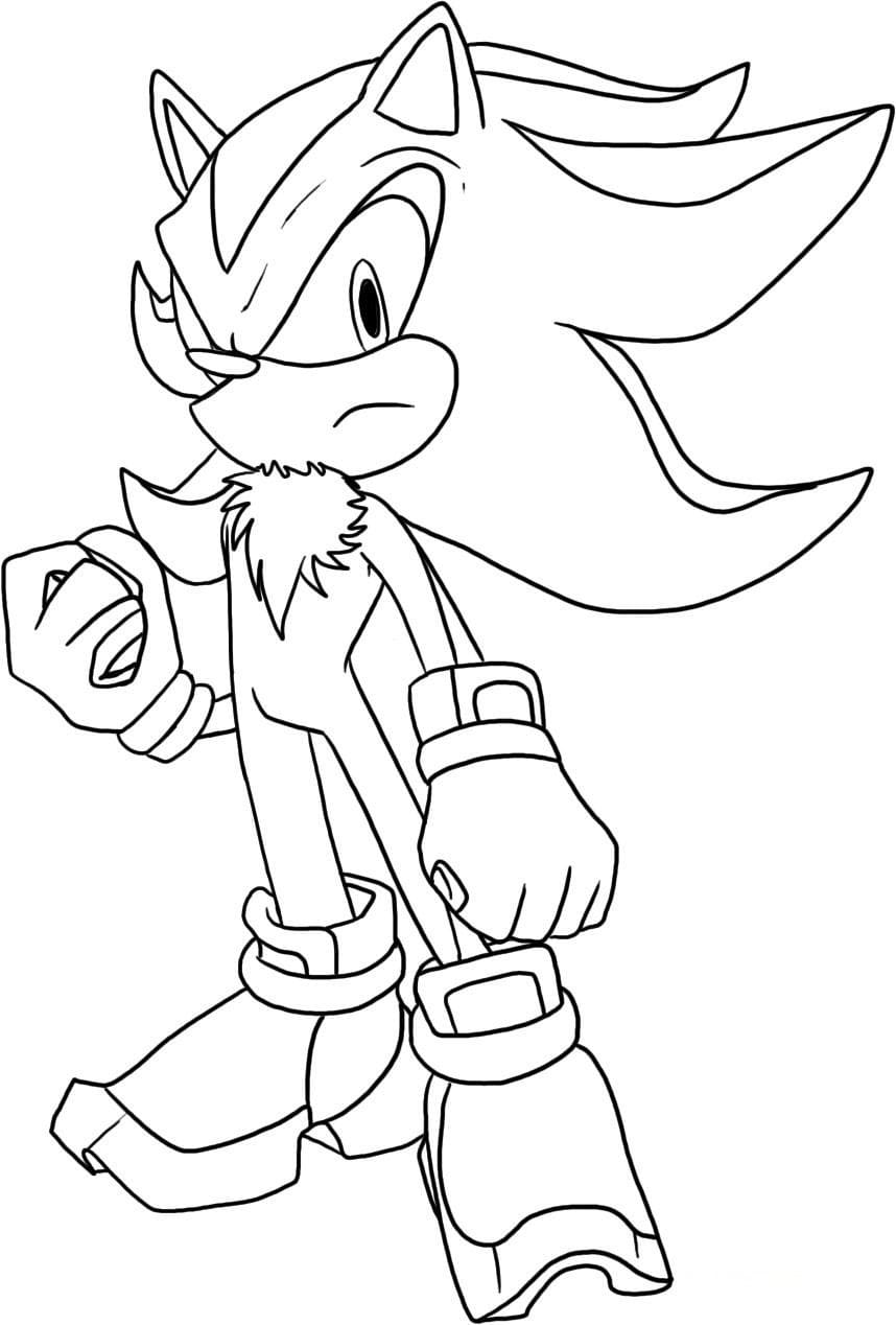 Sonicin varjo Värityskuva