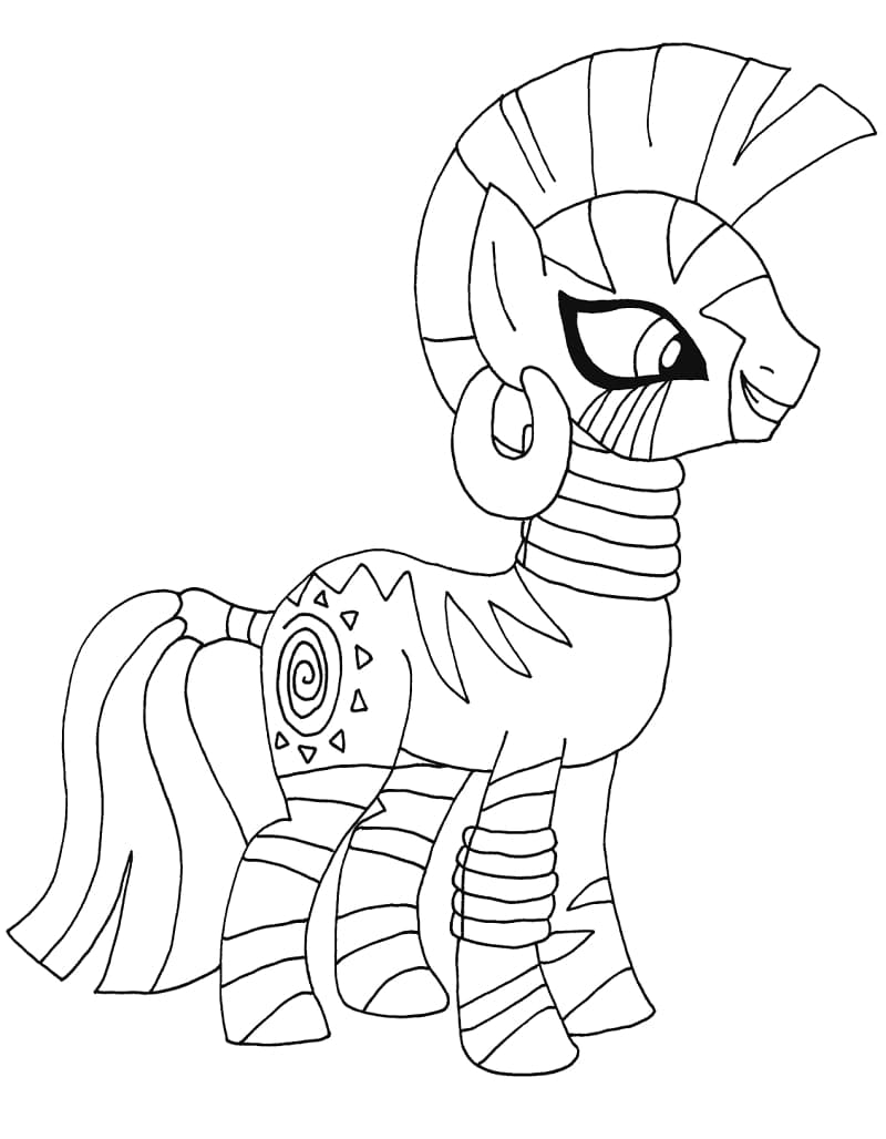 Zecora My Little Pony Värityskuva