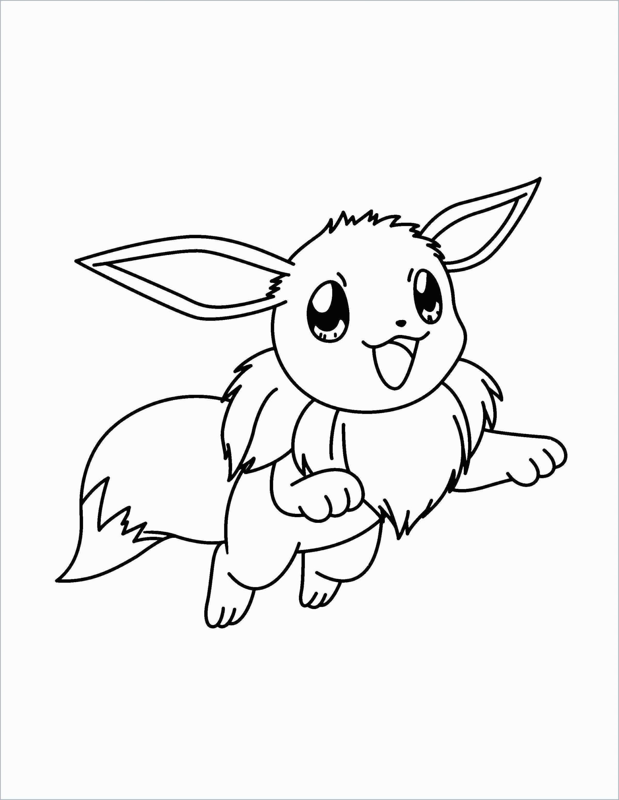 Hyvää Eevee Värityskuva