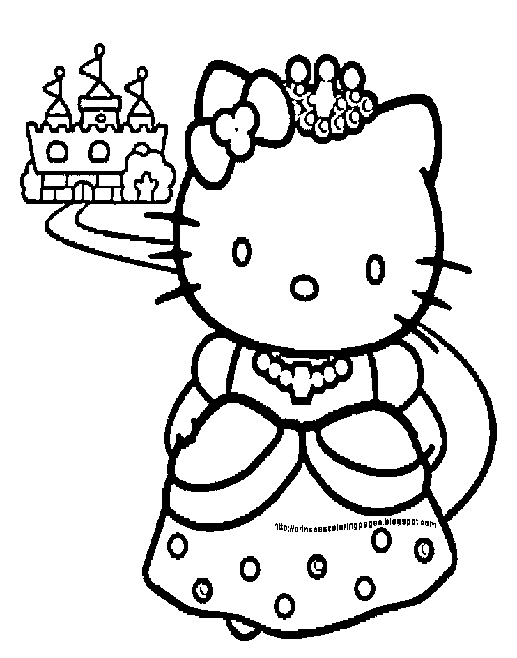 Hello Kitty Kaunis Värityskuva