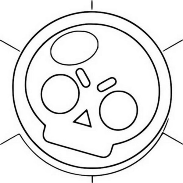 Kallo Brawl Stars -logosta Värityskuva