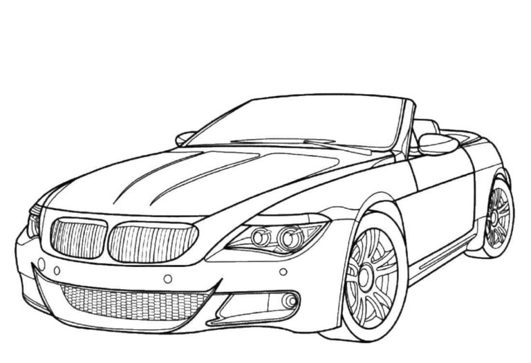 Avoauto BMW coupe Värityskuva