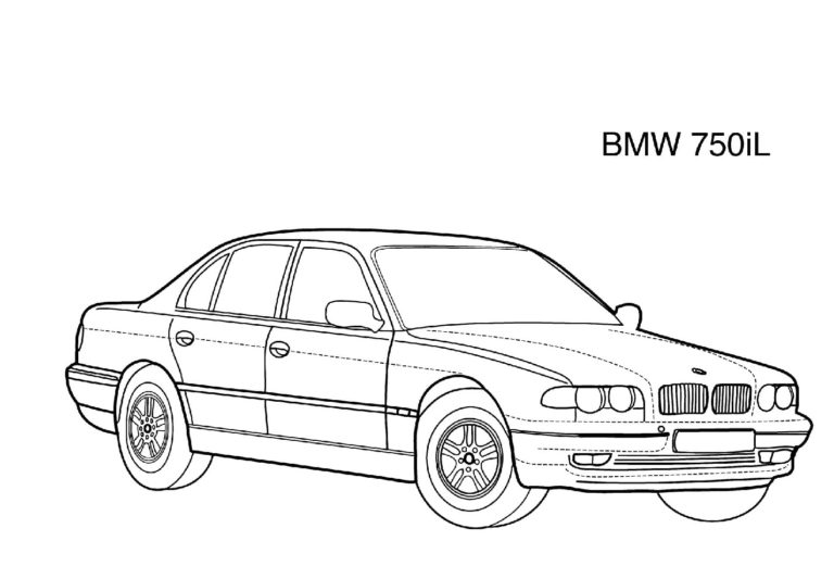 BMW 750iL Värityskuva