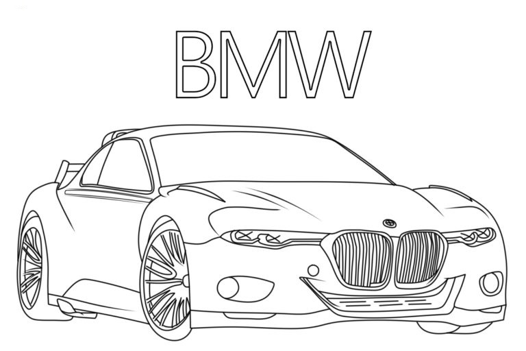 BMW värityssivu Värityskuva