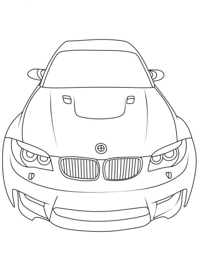 Kuva BMW väritykseen Värityskuva