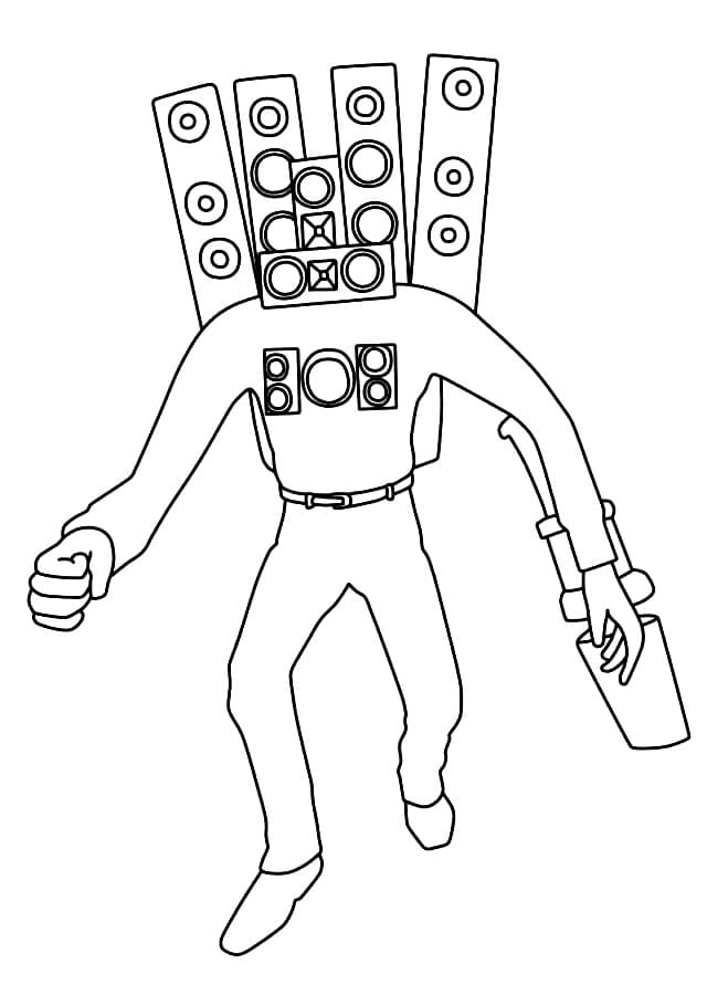 Titan Speakerman Värityskuva
