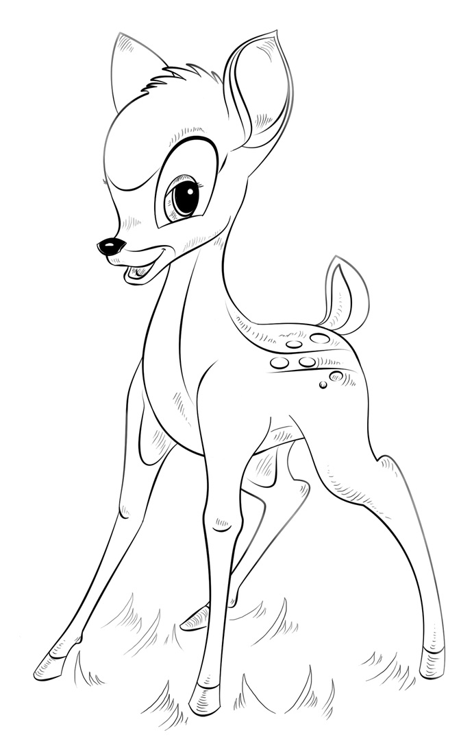 Bambi mignon Värityskuva