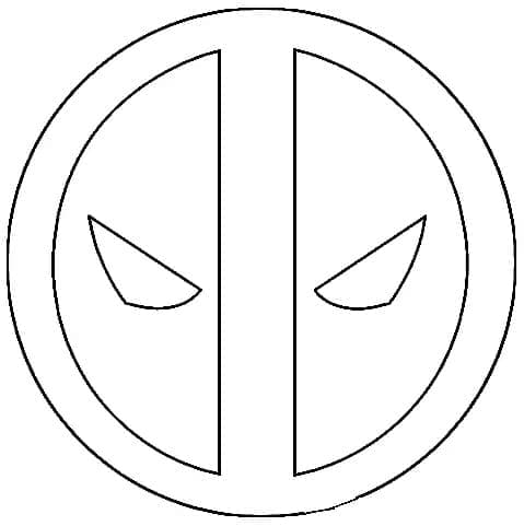 Logo Deadpool Värityskuva