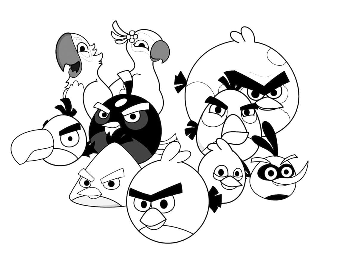 Angry Birds Värityskuvat