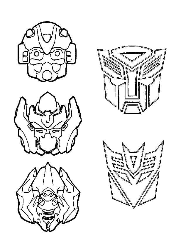 Transformers Värityskuvat