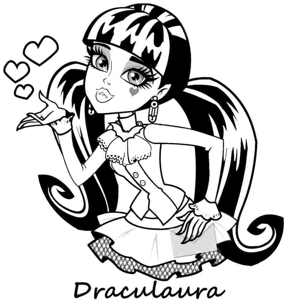 Monster High Draculaura Värityskuva