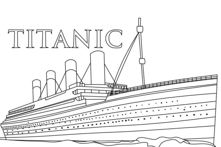 Perus Titanic Värityskuva