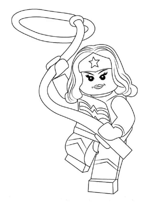 Wonder Woman Lego Värityskuva