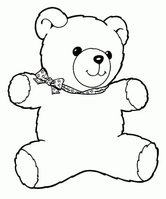 Nallekarhu coloring page